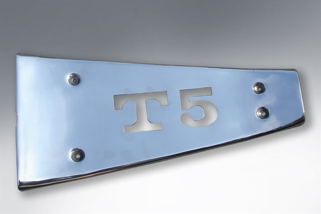 Thumbnail: Vespa Accessories - Centre floor mat, stainless steel - Laser cut, PX or T5