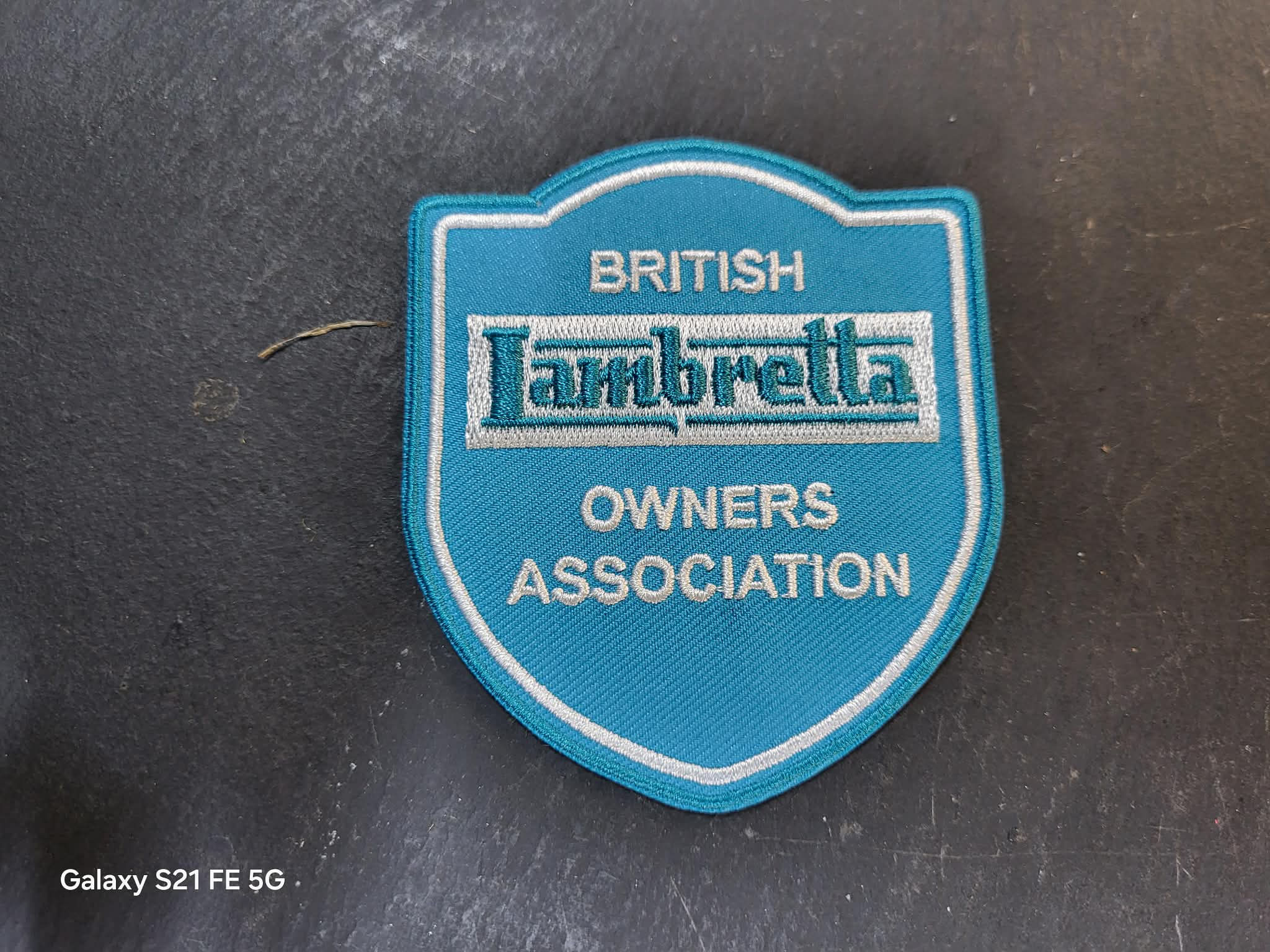 Lambretta patch - Shield shaped BLOA British Lambretta owners association