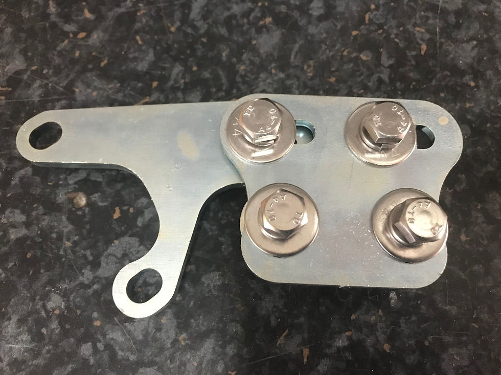 Thumbnail: Lambretta Exhaust - Fully adjustable front bracket - Gran Turismo