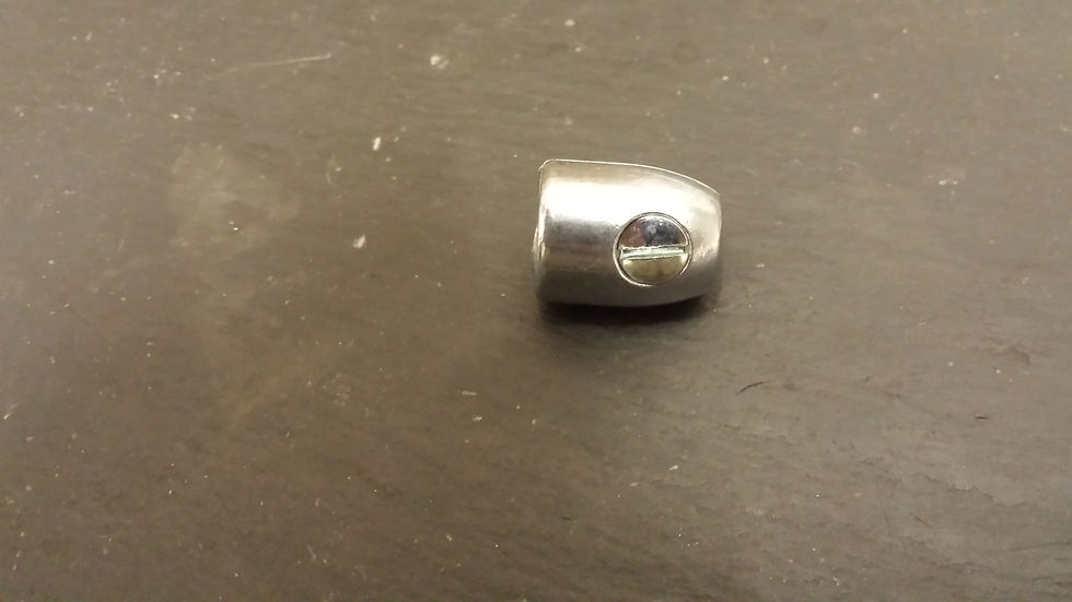 Lambretta Rubbers - Aluminium upper beading clamp, each - CASA, series 3