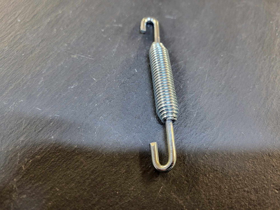Thumbnail: Lambretta and Vespa Exhaust Spring - Swivels at both ends, approx. 100mm long