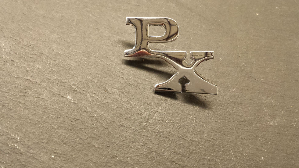 Thumbnail: Vespa Badges - Custom legshield badge - PX, chrome