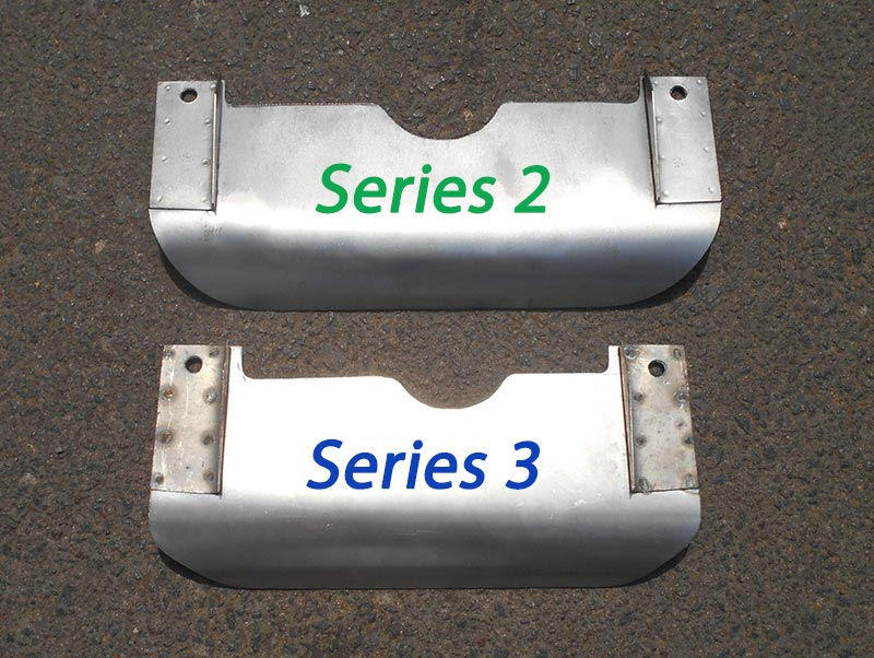 Thumbnail: Lambretta Splash Plate - Series 3, stainless steel - Plain design