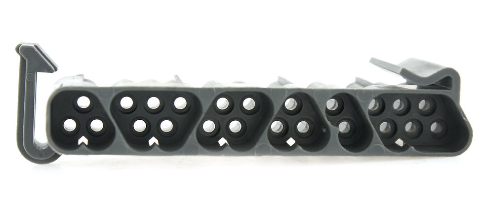 Thumbnail: Vespa Electrical - Wiring loom connector block, under horncasting - PX EFL, Disc