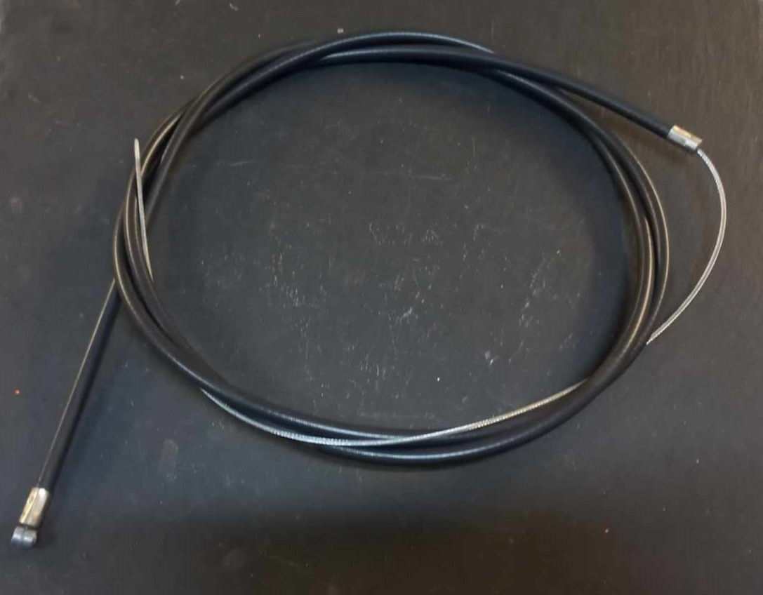 Lambretta Cables - Gear, complete - With nylon lined outer, black