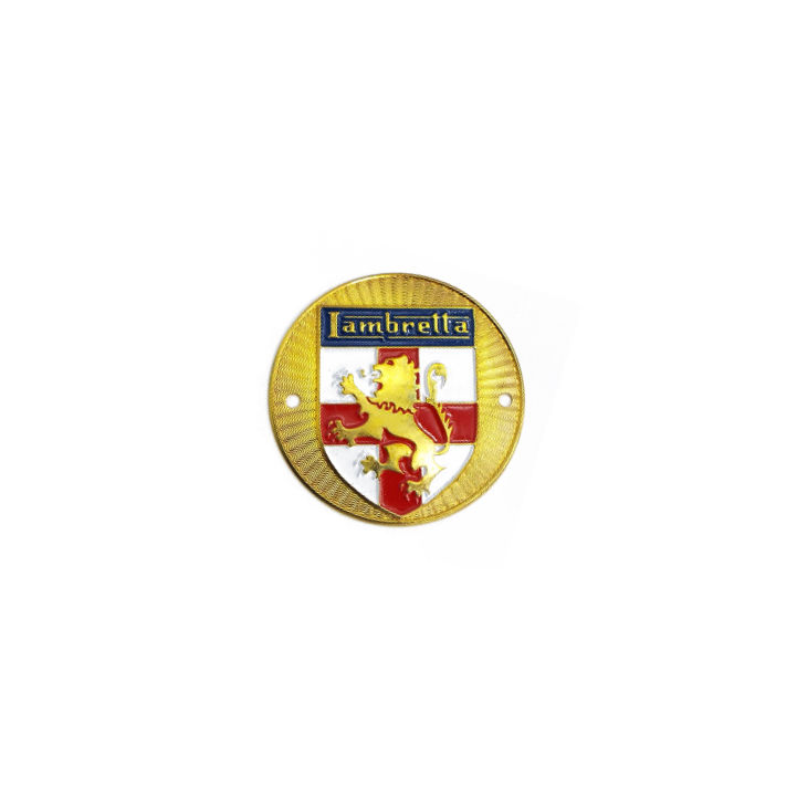 Thumbnail: Lambretta Legshield Badge - Brass concessionaires badge, Series 1 & 2