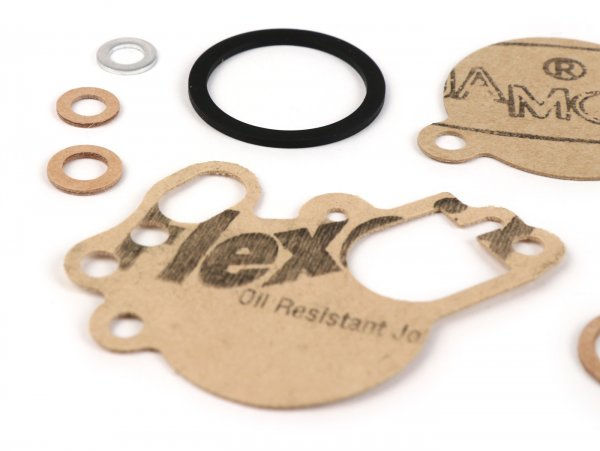 Thumbnail: Vespa carburettor - Si carb. gasket set - Genuine Dellorto
