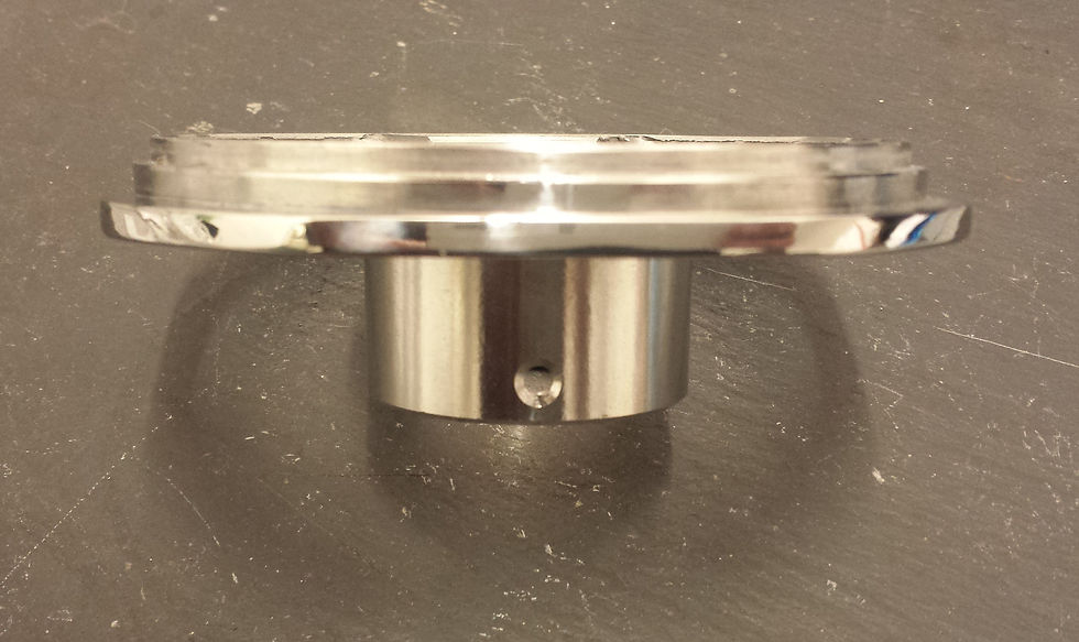 Thumbnail: Lambretta Chrome ring spacer - Series 2, stainless steel