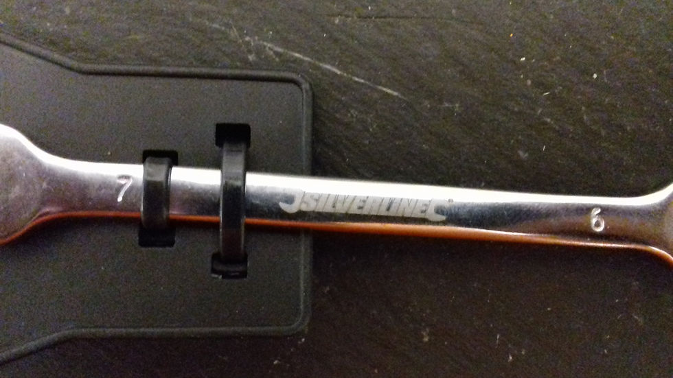Thumbnail: Lambretta and Vespa Tool - Open ended spanner - 6 & 7mm