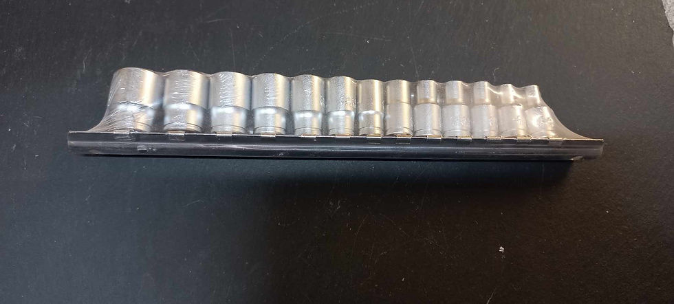 Thumbnail: Lambretta and Vespa tools - 1/4" Set of 13 sockets, including 14mm