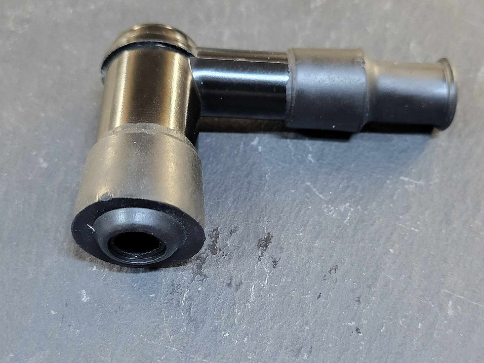 Spark plug cap for HT lead - LB05F replacement, black
