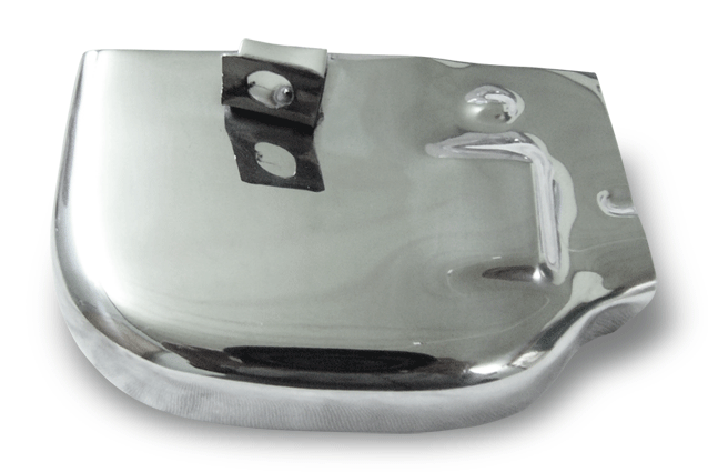 Vespa - Gear selector cover, Stainless steel - PX, PE Etc.