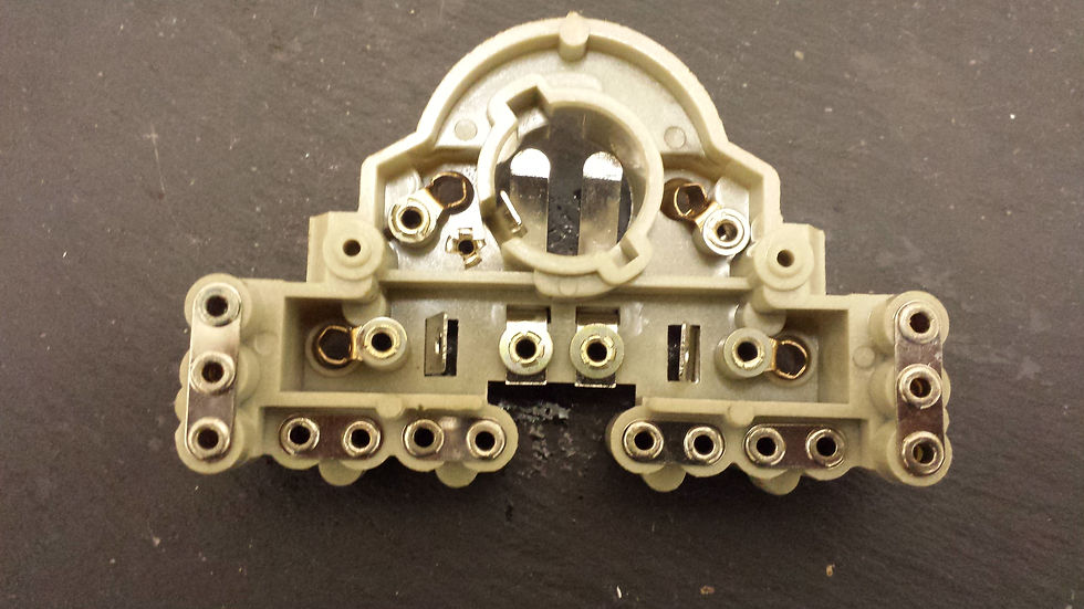 Thumbnail: Lambretta Headlight - GP headlamp bulb holder and junction box - CEV type