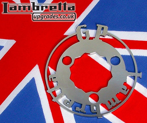 Thumbnail: Lambretta Rear hub lock washer - Various Custom Designs - stainless