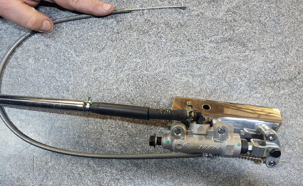 Thumbnail: Lambretta horncast hidden hydraulic master cylinder  - Series 3 only