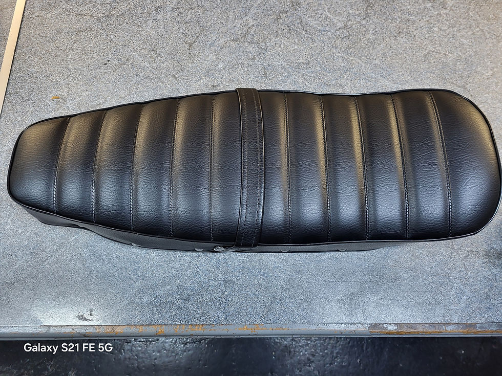 Thumbnail: Lambretta seats - Ribbed dual sprung seat, various colours
