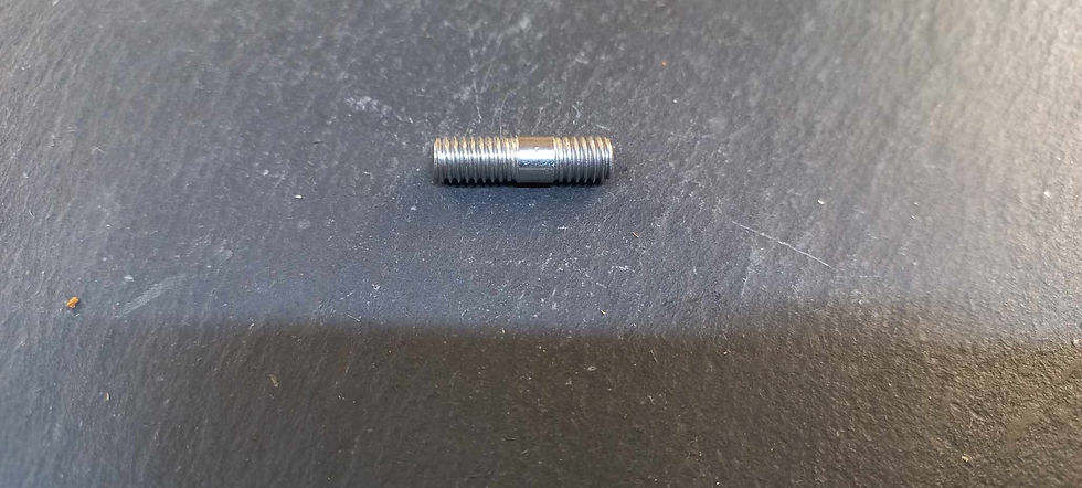 Thumbnail: Lambretta Stud - M6 rear hub oil seal plate stud - high tensile, stainless steel