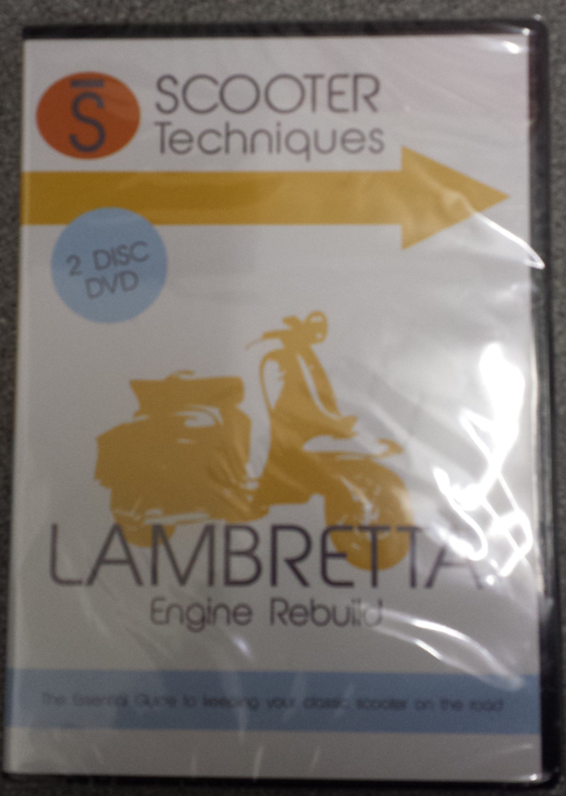 Lambretta DVD - Lambretta engine strip & rebuild, 2 discs - scooter techniques