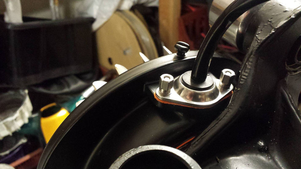 Thumbnail: Lambretta Magneto mag housing - stator wiring sealing kit C/W studs & nuts- MBD