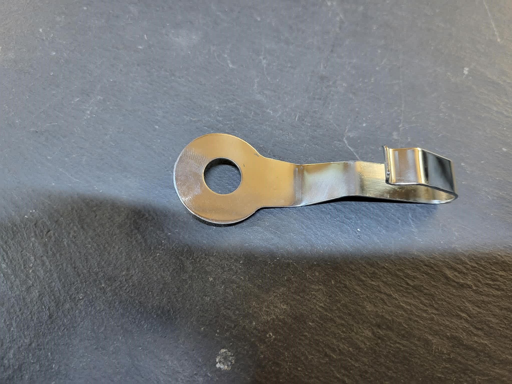 Lambretta Cables - Forks speedo / front brake cable clip guide - Stainless steel