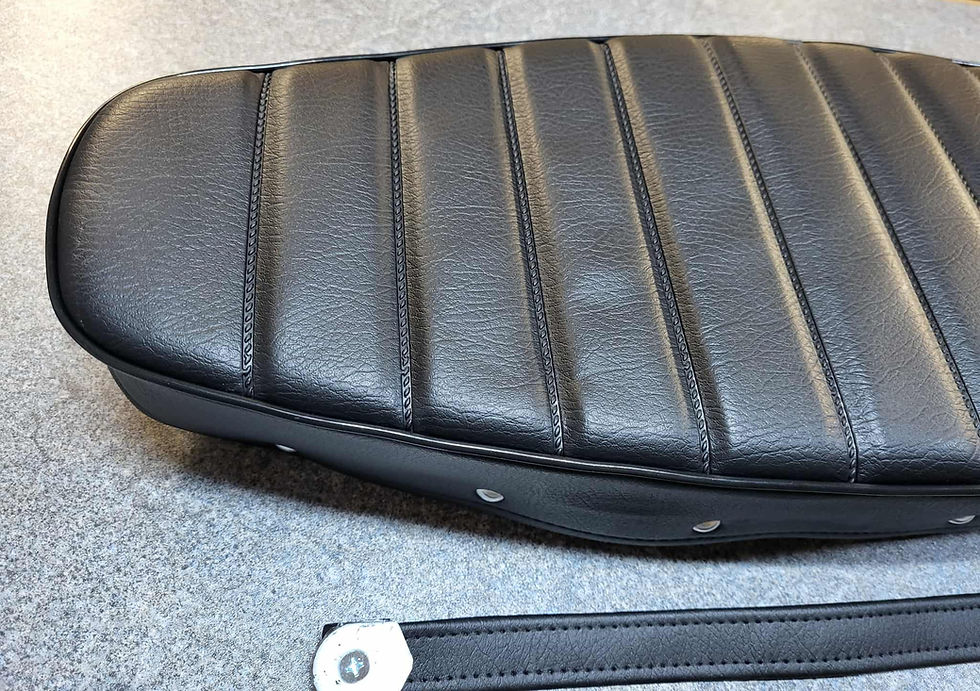 Thumbnail: Lambretta seats - Ribbed dual seat cover, various colours