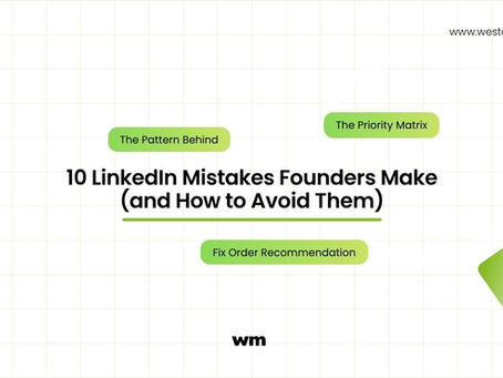 The 10 most costly LinkedIn mistakes founders make, each with a clear diagnosis, the real business cost, and an exact fix you can implement today. Stop losing deals, investors, and hires to these avoidable errors.