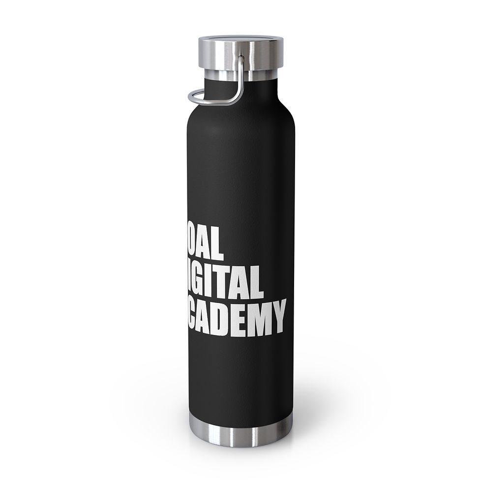 Thumbnail: GOAL Digital Academy - Copper Vacuum Insulated Bottle, 22oz