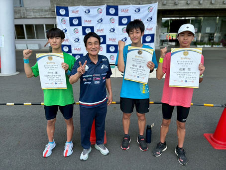 通信陸上茨城県大会 全日本中学参加標準記録突破&中学生過去最高の入賞者数