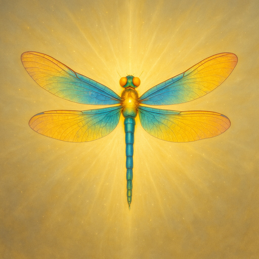 Dragon flies represent transformation