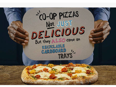 CO-OP Pizza, it's so good, it's good for the planet!