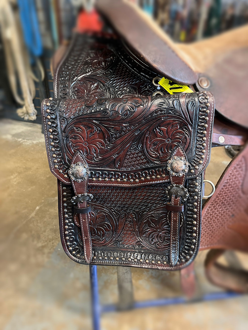 Thumbnail: Leather Saddle Bags