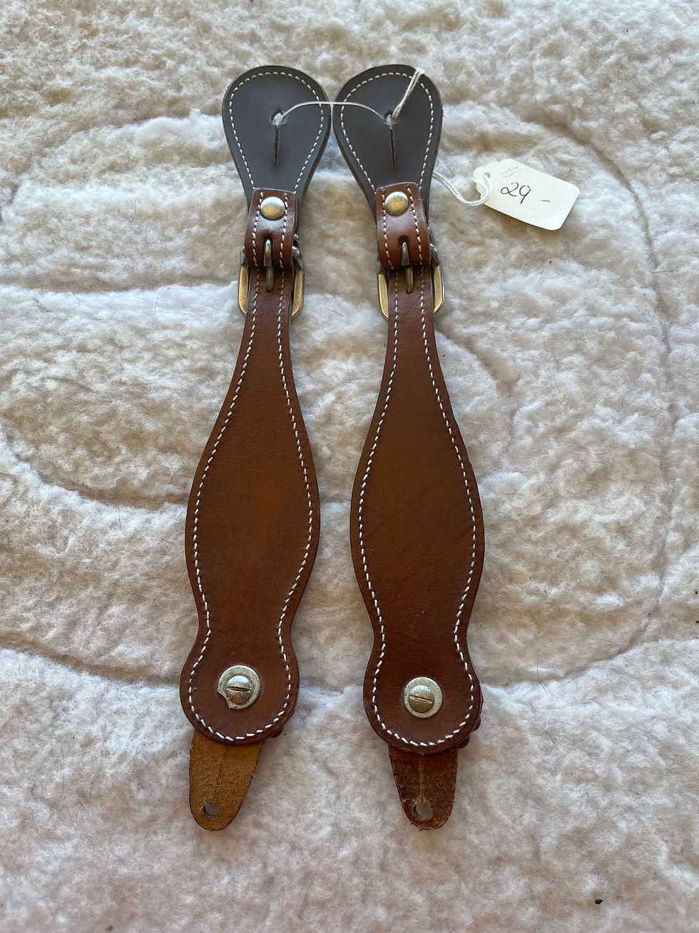 Thumbnail: Feather w/Diamonds Spur Straps