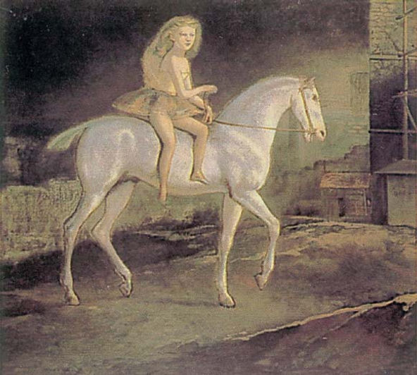 Girl on a White Horse by Balthus