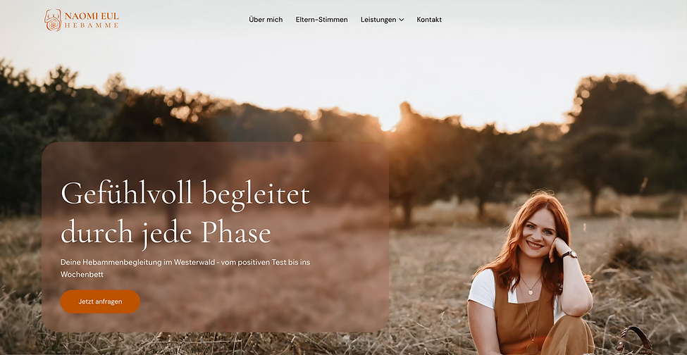 Hebamme Naomi Eul: Gefühlvoll begleitet durch jede Phase
