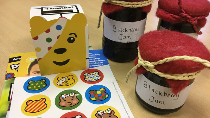 Cakes and jam for Children In Need!
