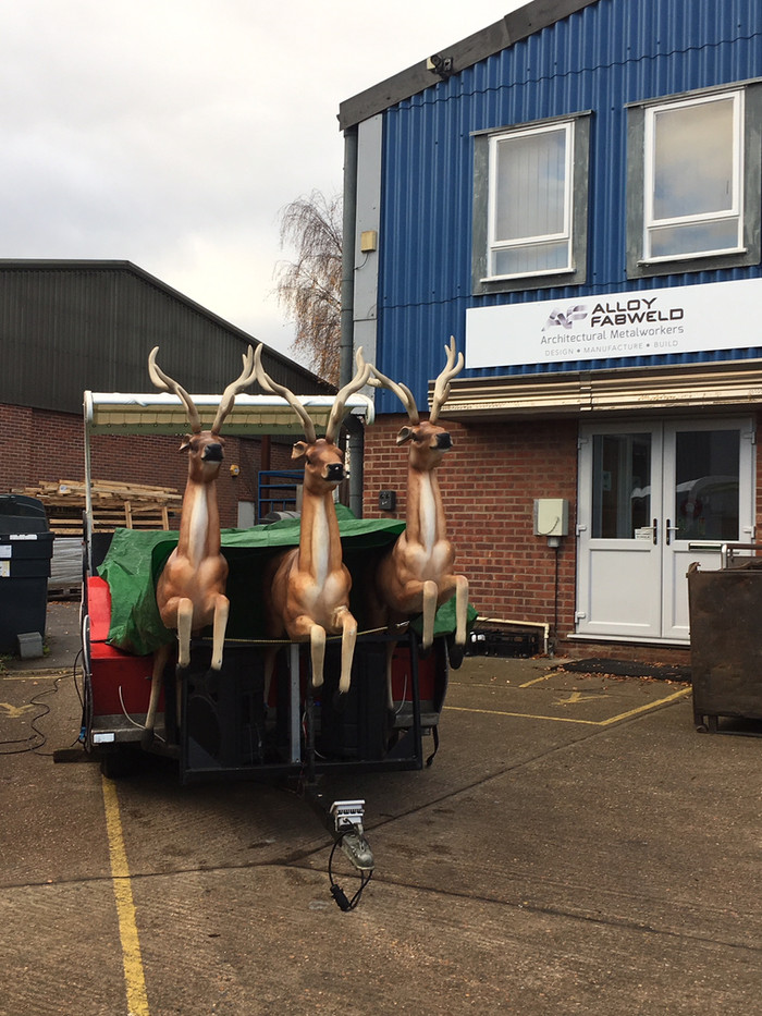 The sleigh is set to go....