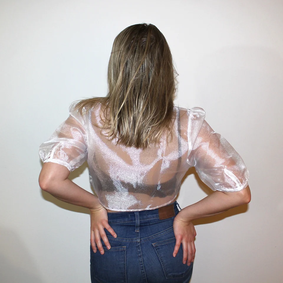 Not So Prim And Proper Sheer Top Kso