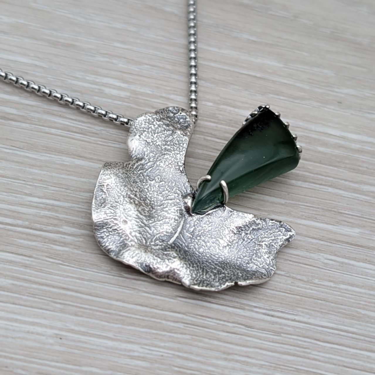 "Celestial Impact" - Nephrite Jade