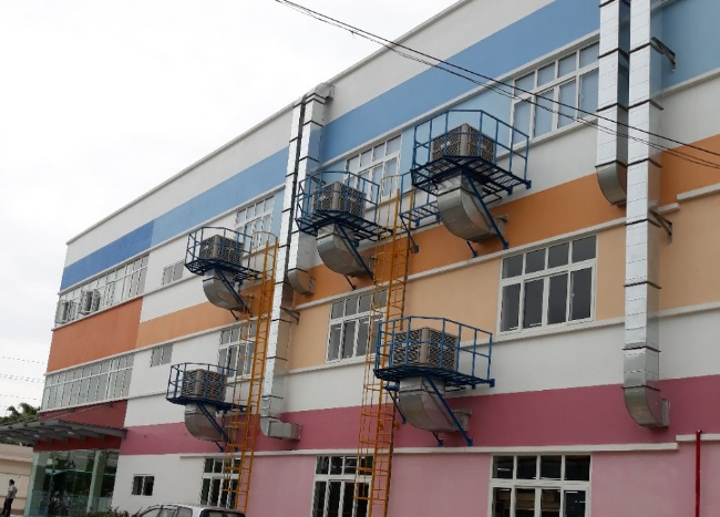 Hệ thống cấp khí làm mát cho nhà xưởng