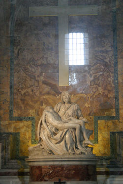 Pieta sculpture photo by Orewiler