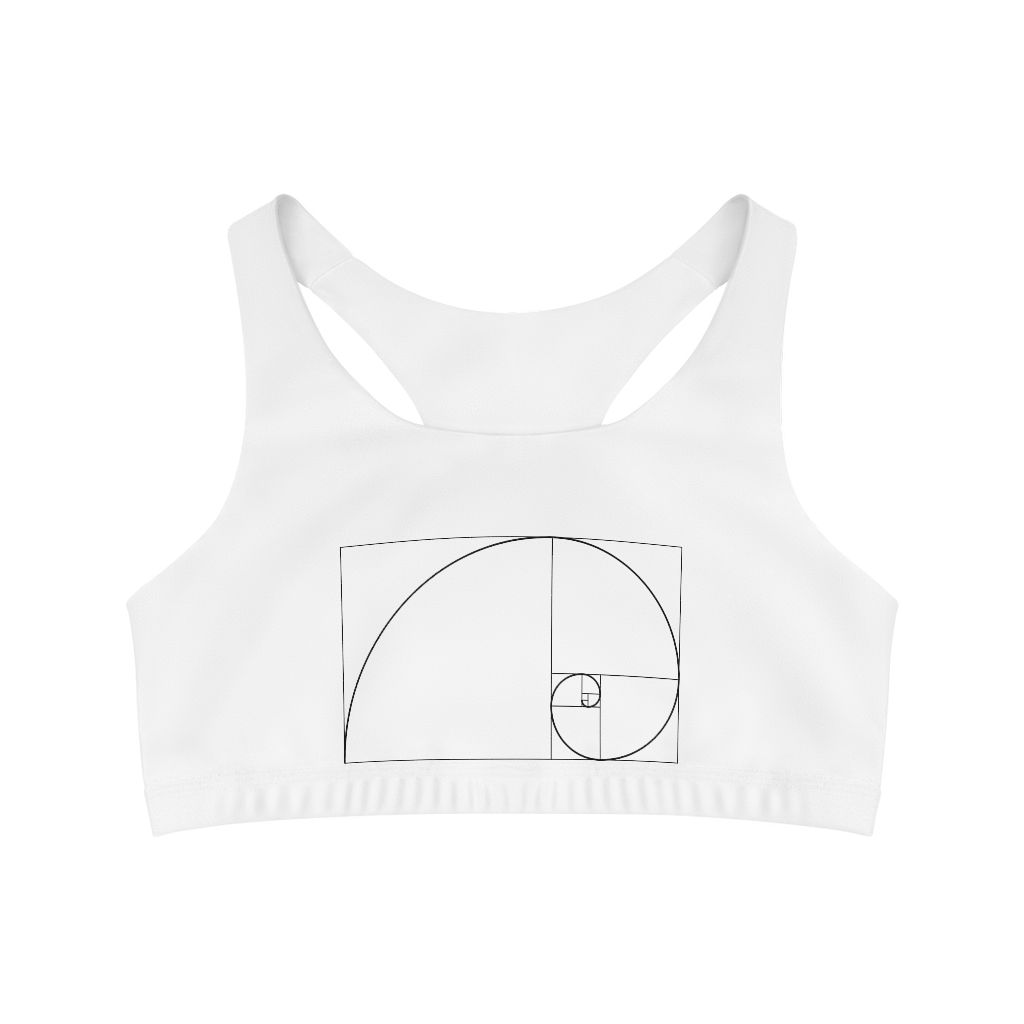 Fibonacci Seamless Sports Bra (AOP)