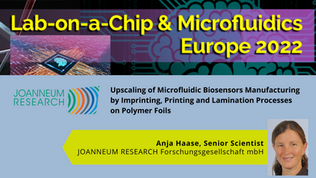 Joanneum Research Presentation at Lab-on-a-Chip & Microfluidics Europe 2022