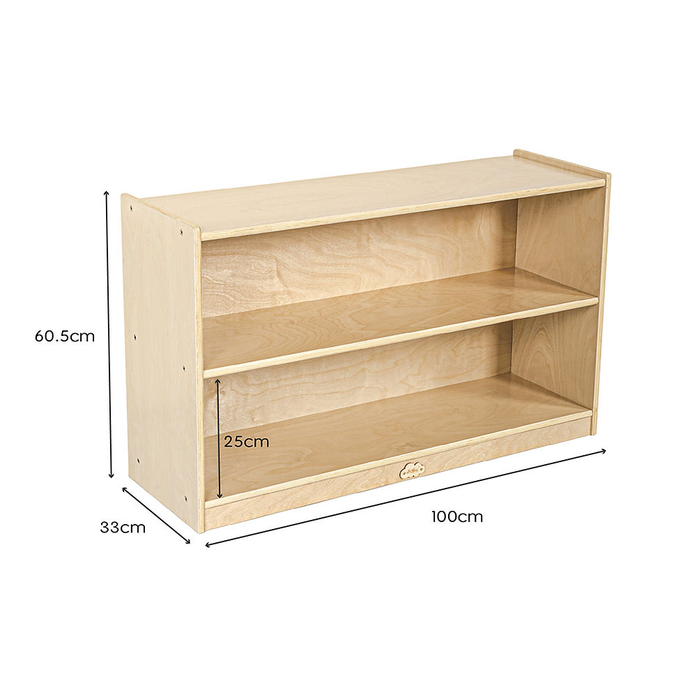 Thumbnail: 2 Shelf Cabinet - H60.5cm