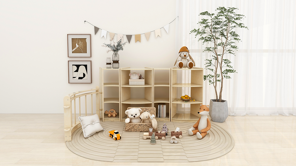 Thumbnail: Wave Shelving Unit Set of 4