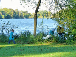 Trash Cleanup at Brooks Lake