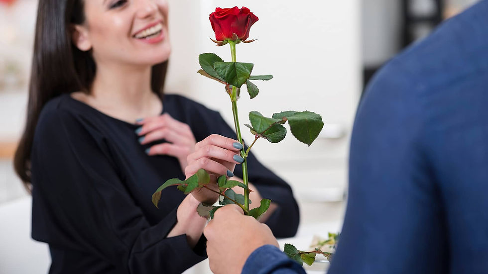 Demande en mariage avec un livreur magicien