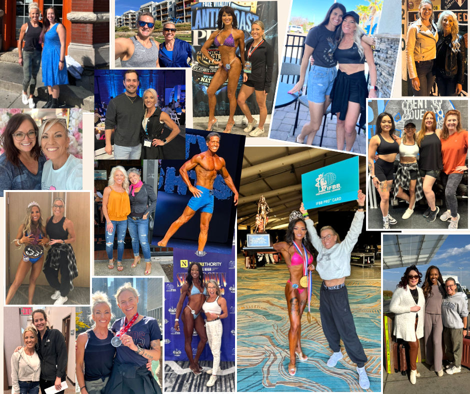 clients with coach steph lifestyle and competitors