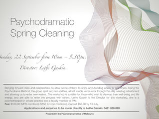 Psychodramatic Spring Cleaning