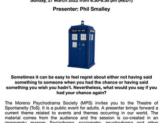 The Electronic Theatre of Spontaneity - Sunday March 27th 2022