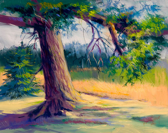 ripleyv_the old oak-pastel-_16 x 20_past